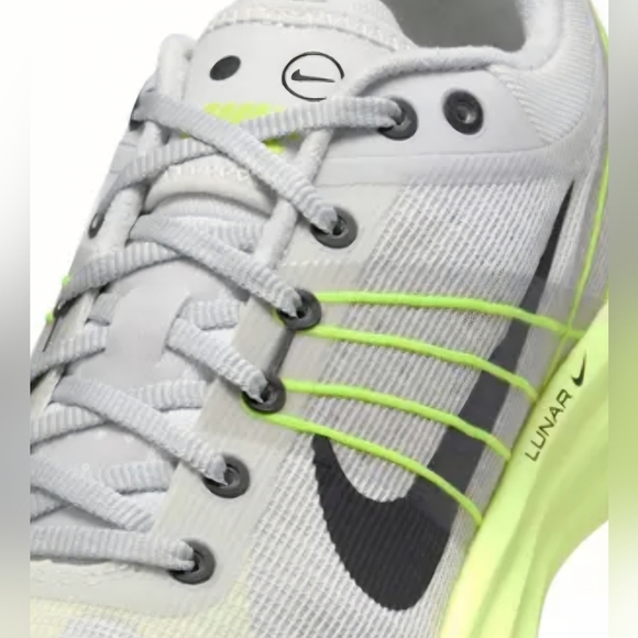 Nike Lunar (Unisex) Roam Running Shoe Grey/Volt  US Men's Size 9 Wmens Size 10.5 - Picture 5 of 7